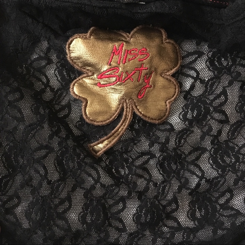 Sleeveless lace Miss Sixty KISS ME! top - Picture 6 of 8